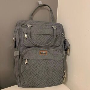 Babbleroo Waterproof Diaper Bag Backpack Baby Essentials Travel Tote